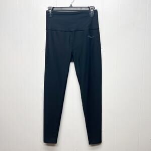 Saucony Women's High Rise Activewear Black Compression Leggings Size Medium
